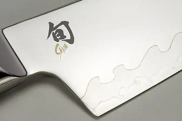 Detail of Sora blade heel